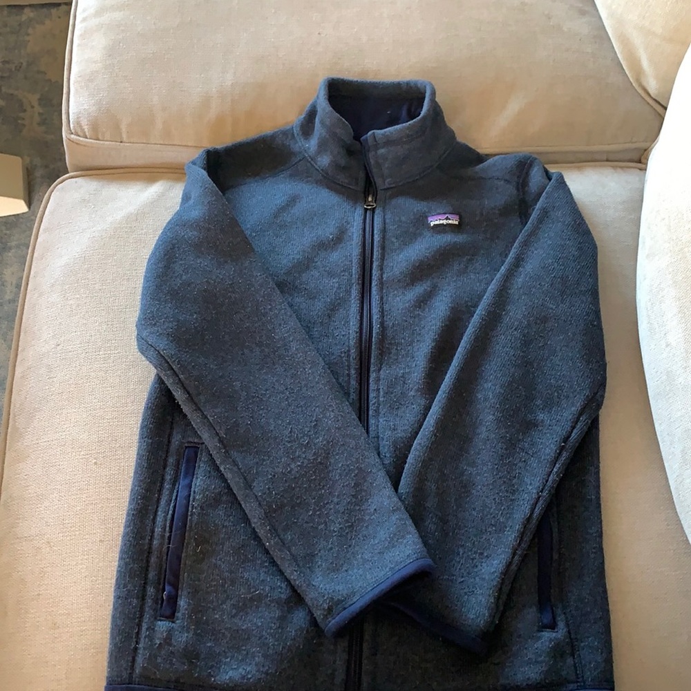 Boys xl Patagonia zip better sweater